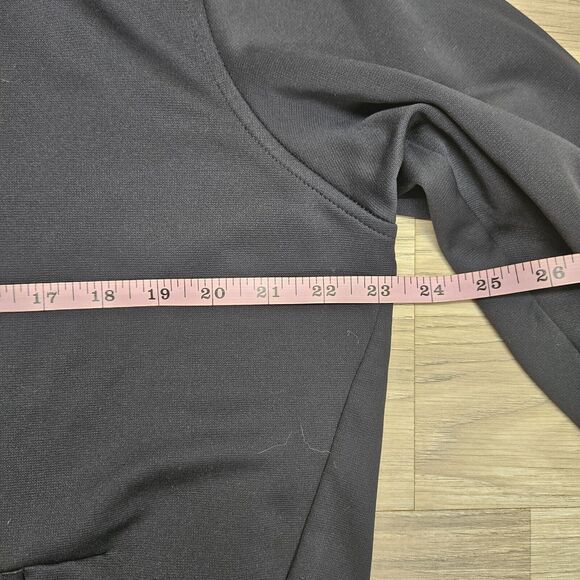 UNDER ARMOUR Boys Black Hooded Hoodie Sweatshirt Pullover Cold Gear Size Large - Picture 3 of 6